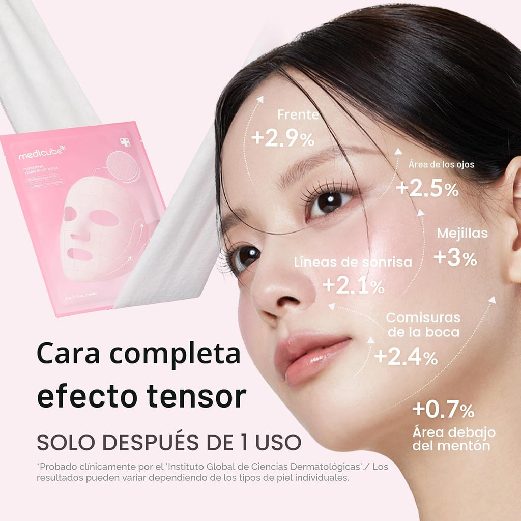 Mascarilla de tensión PDRN pink medicube
