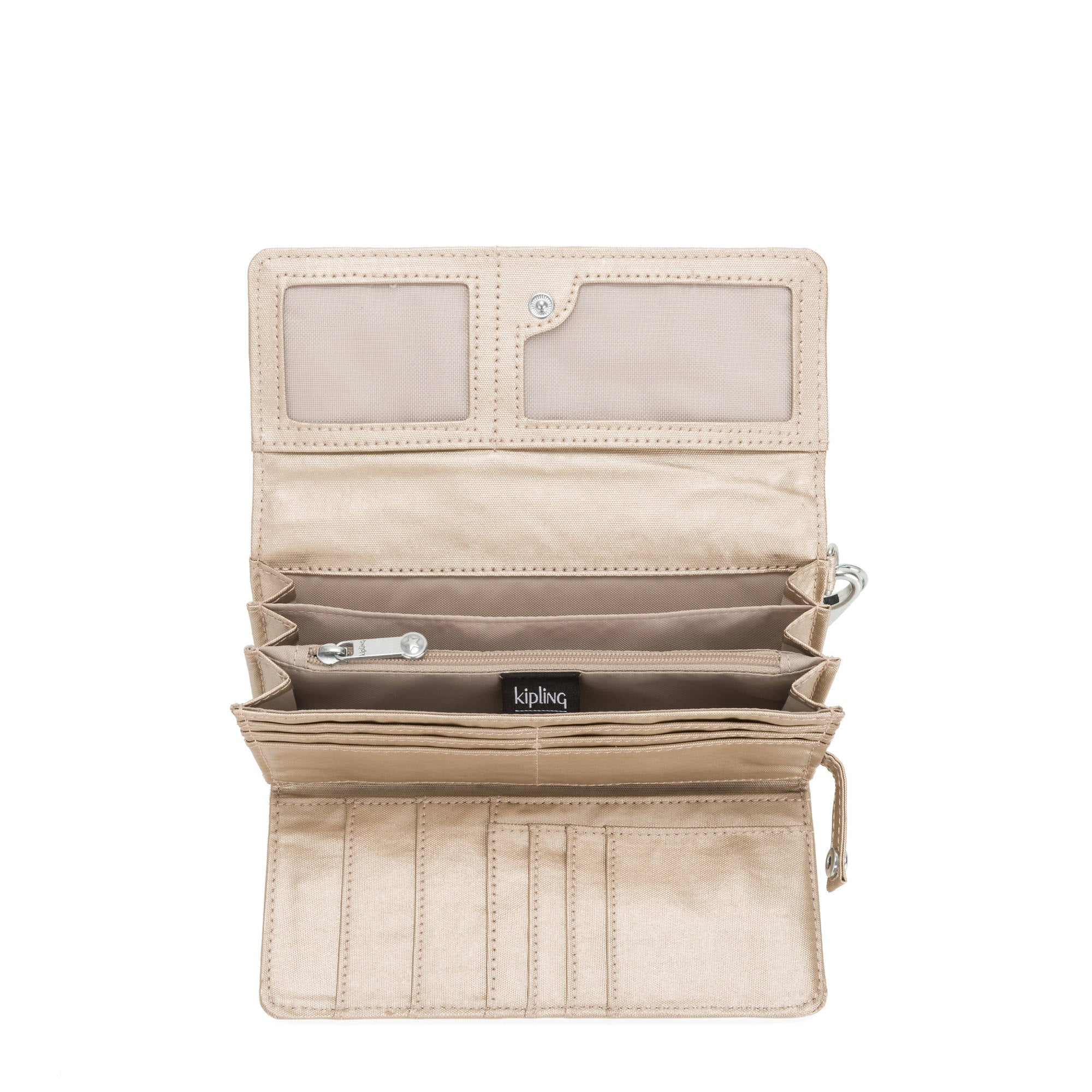 Billetera Kipling Ruby Gold Metallic
